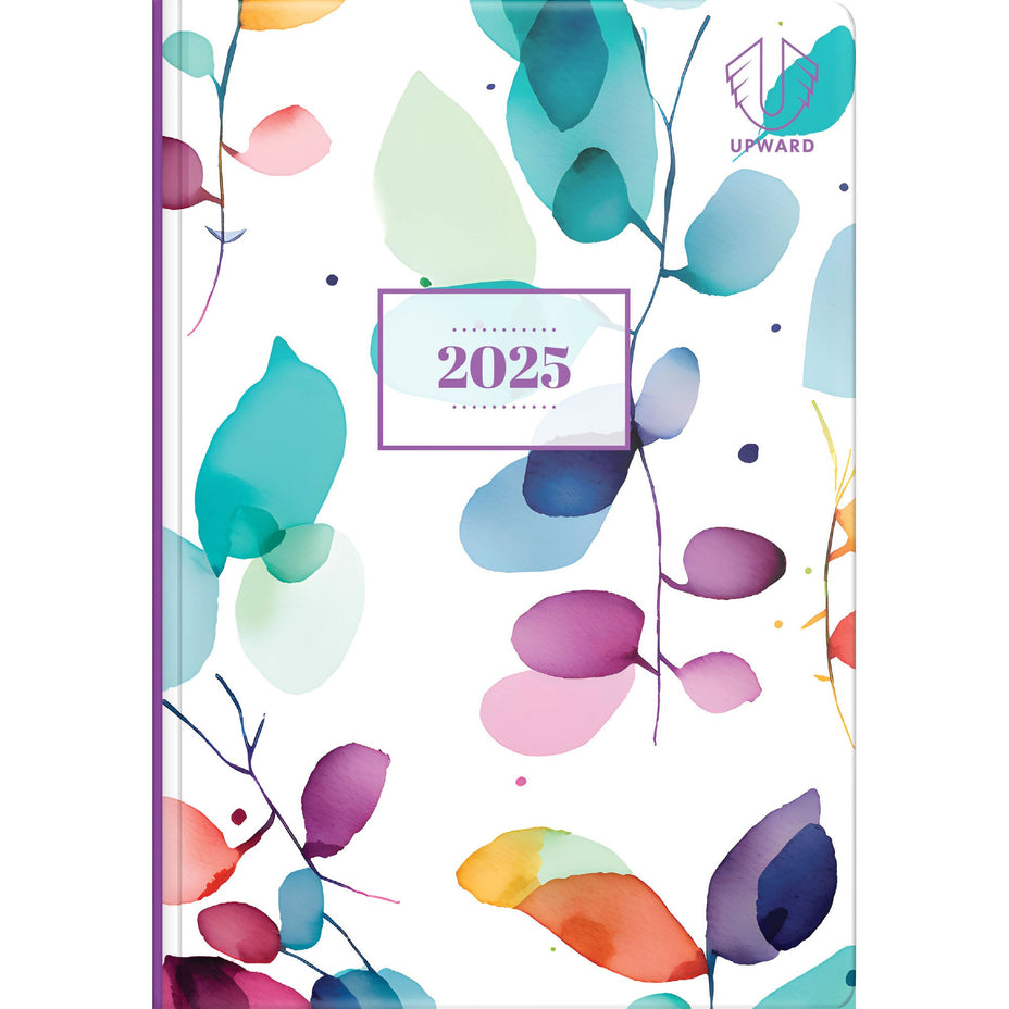 Upward - Fashion, 12 Month 2025 Calendar Year Planner, Week to View Diary, A5 Case Bound