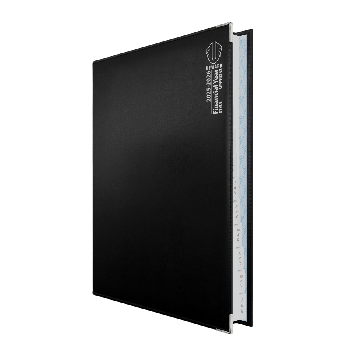 Upward - Deluxe 9242, 12 Month Financial Year 2025-2026 Diary, Day to Page, A4, Padded Cover