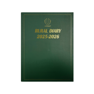 Upward - Rural, 12 Month Financial Year 2025-2026 Diary, 2 Days to Page, Quatro, PVC Cover