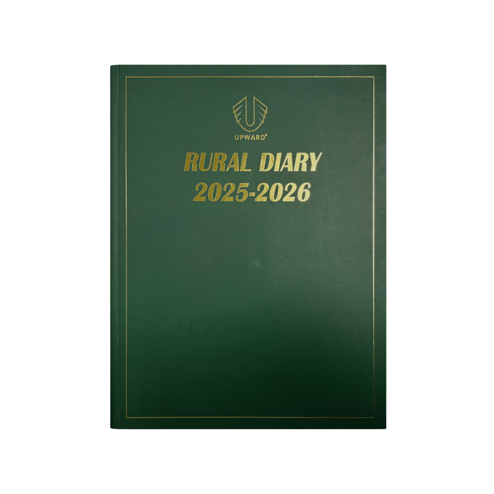 Upward - Rural, 12 Month Financial Year 2025-2026 Diary, 2 Days to Page, Quatro, PVC Cover