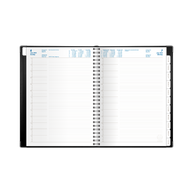 Upward - Deluxe 12 Month Financial Year 2025-2026 Diary, Day to Page, A4, Padded Cover