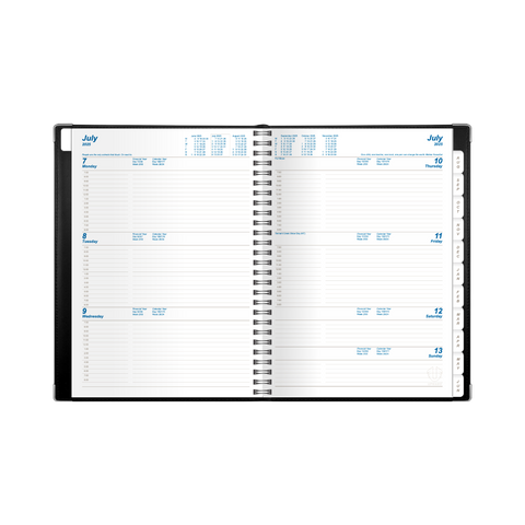 Upward - Deluxe, 12 Month Financial Year 2025-2026 Diary, Week to View, A4, Padded Cover