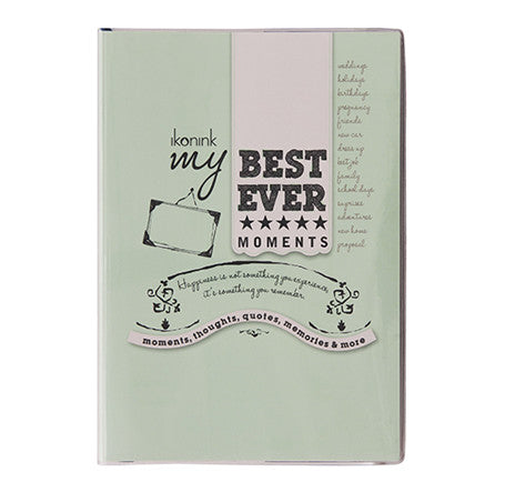 IKONINK - My Best Ever Moments Journal, Undated, B6 Case Bound