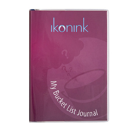 IKONINK - Bucket List, Undated, 105x210mm Case Bound - Assorted