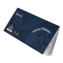 IKONINK - Fitness Planner, Undated, 105x210mm Case Bound - Assorted