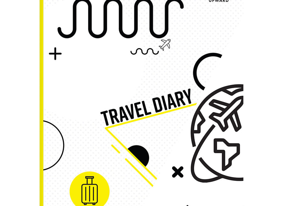 Upward - Travel Diary Planner, Undated, Day to Page, A5 Case Bound