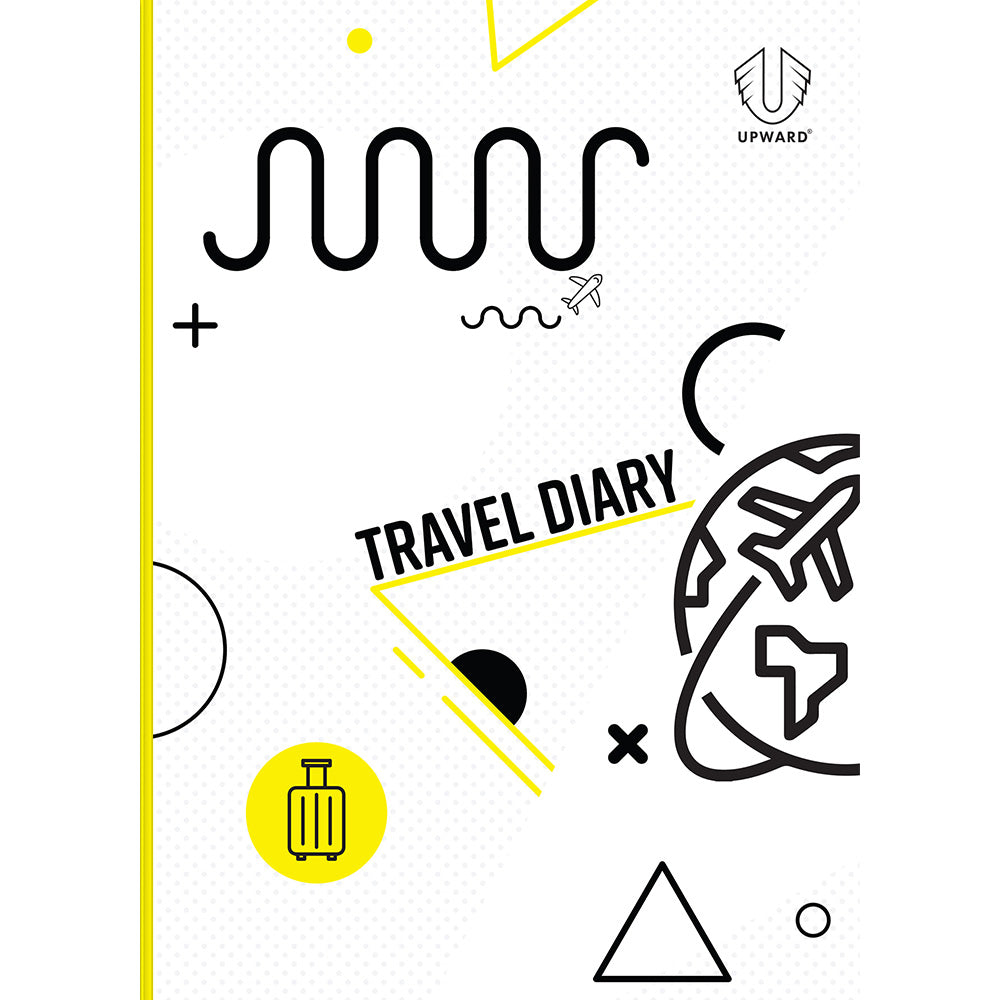 Upward - Travel Diary Planner, Undated, Day to Page, A5 Case Bound