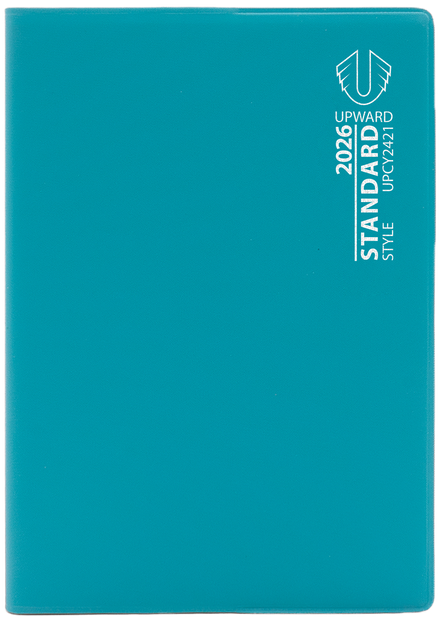 Upward - Standard 2421, 12 Month 2026 Calendar Year Planner, Week to View Diary, A6 Case Bound