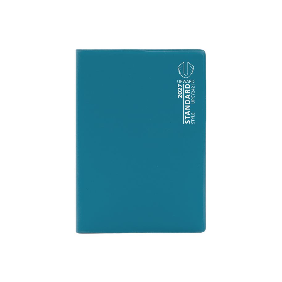 2027 Calendar Year Diary/Planner - 12 Month A6 Week to View Diary - Case Bound - Upward Standard Range