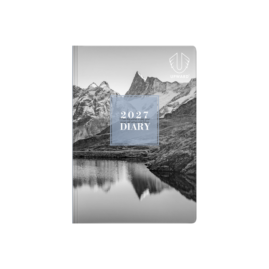 2027 Calendar Year Diary/Planner - 12 Month A6 Week to View Diary - Hard Cover - Upward Fashion Range