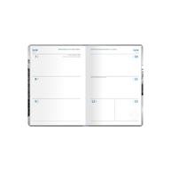 2027 Calendar Year Diary/Planner - 12 Month A6 Week to View Diary - Hard Cover - Upward Fashion Range