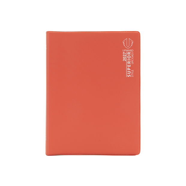 2027 Calendar Year Diary/Planner - 12 Month B6 Week to View Diary - Wiro Bound - Upward Superior Range