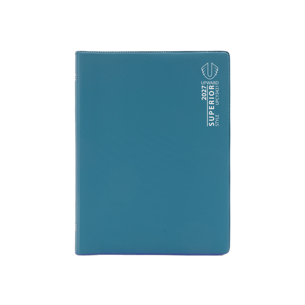 2027 Calendar Year Diary/Planner - 12 Month B6 Week to View Diary - Wiro Bound - Upward Superior Range