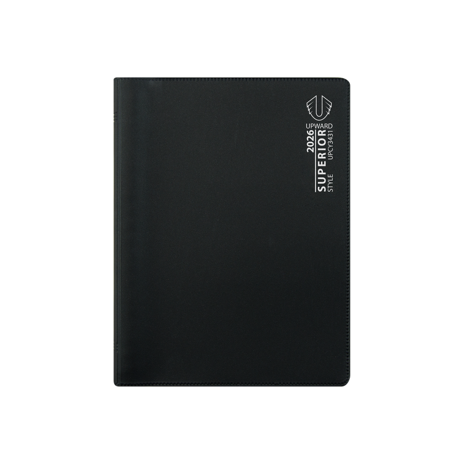Upward - Superior 3431, 12 Month 2026 Calendar Year Planner, Week to View Diary, B6 Wiro Bound
