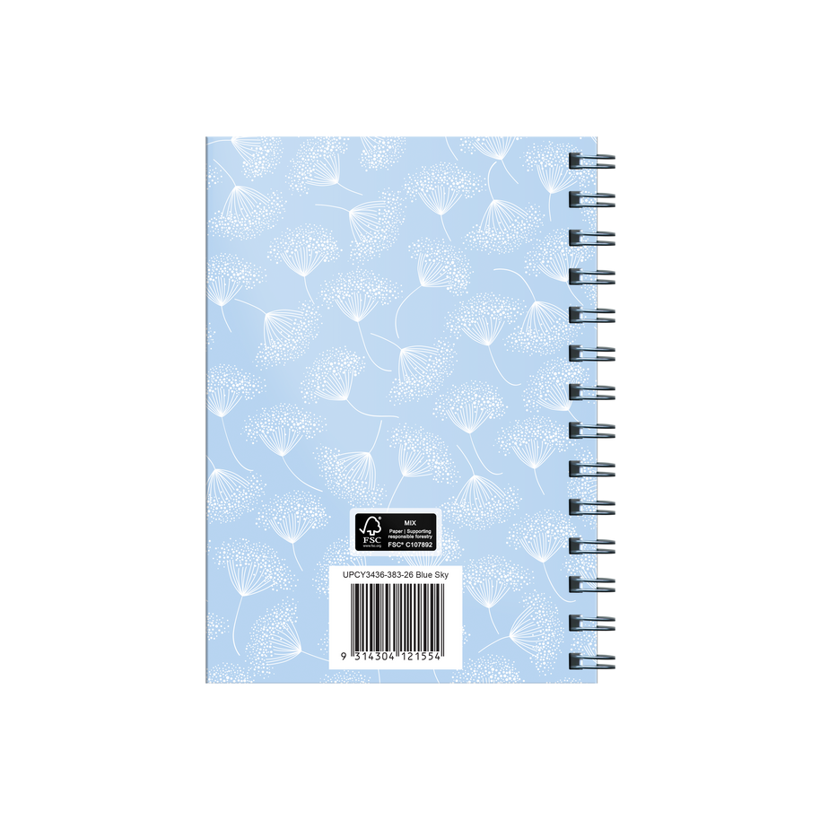Upward - Fashion 3436, 12 Month 2026 Calendar Year Planner, Week to View Diary, B6 Wiro Bound