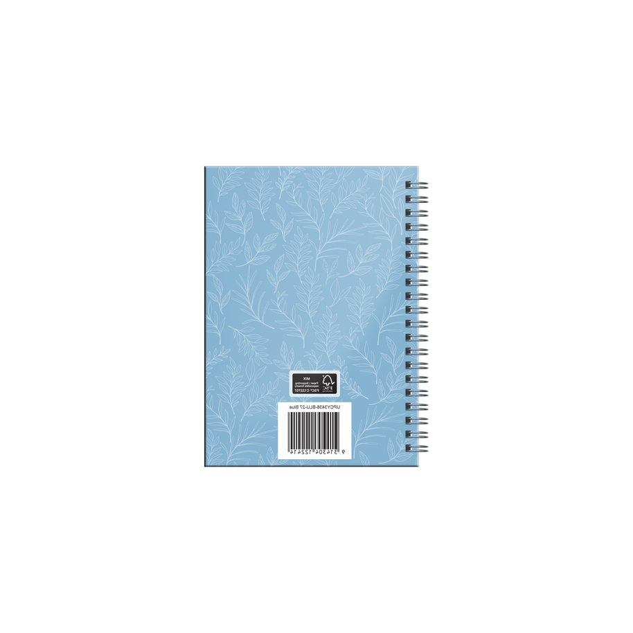 2027 Calendar Year Diary/Planner - 12 Month B6 Week to View Diary - Wiro Bound - Upward Fashion Range
