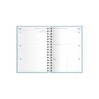 2027 Calendar Year Diary/Planner - 12 Month B6 Week to View Diary - Wiro Bound - Upward Fashion Range