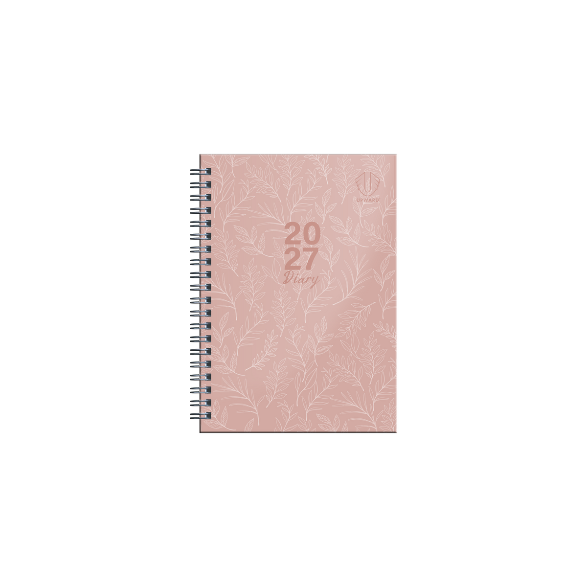 2027 Calendar Year Diary/Planner - 12 Month B6 Week to View Diary - Wiro Bound - Upward Fashion Range
