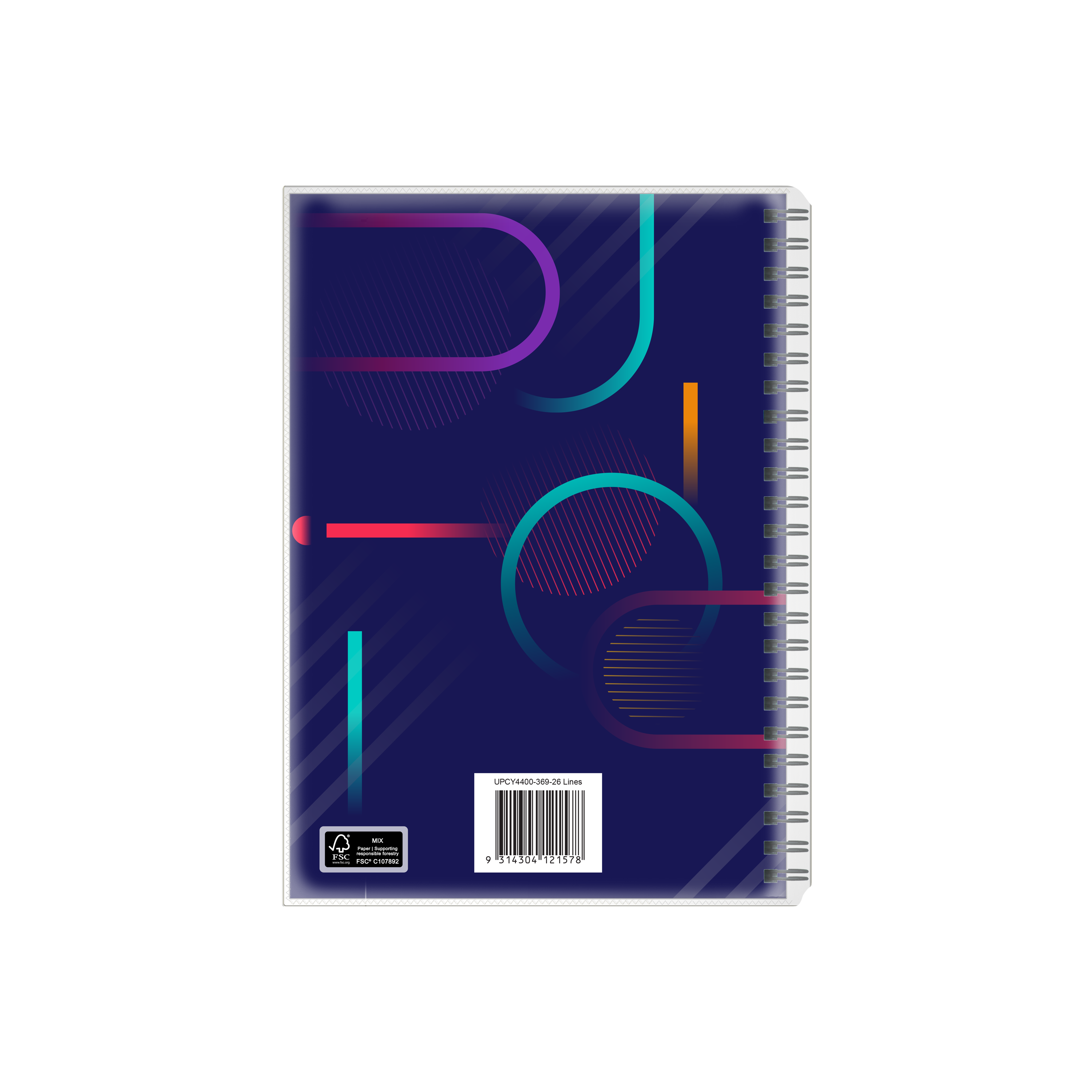 Upward - Student Diary 4400, 12 Month 2026 Calendar Year Planner, Week to View Diary, B5 Wiro Bound