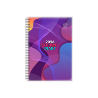 Upward - Student Diary 4400, 12 Month 2026 Calendar Year Planner, Week to View Diary, B5 Wiro Bound