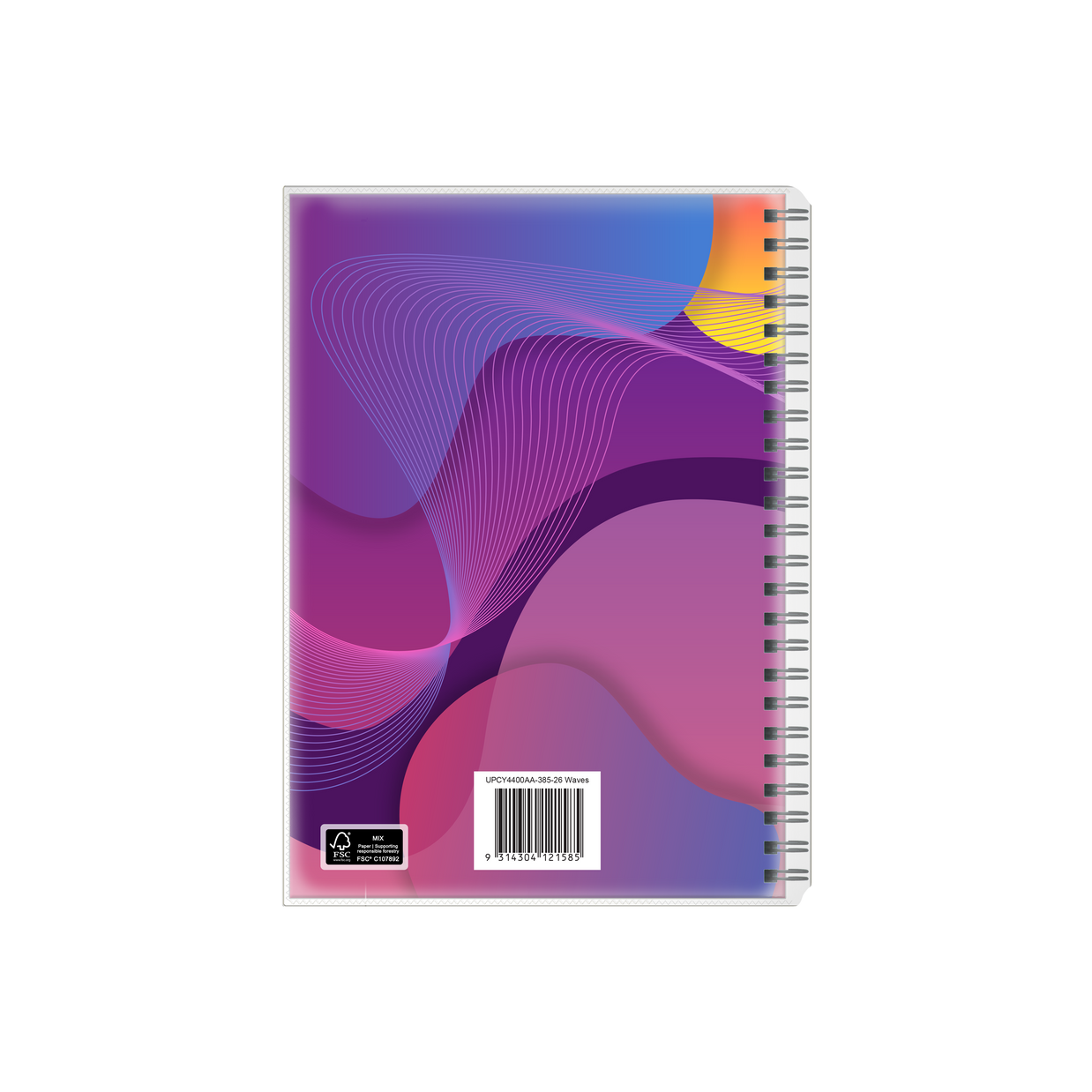 Upward - Student Diary 4400, 12 Month 2026 Calendar Year Planner, Week to View Diary, B5 Wiro Bound