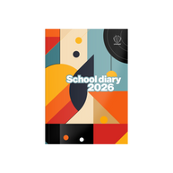 Upward - Student Diary 4403, 12 Month 2026 Calendar Year Planner, Week to View Diary, B5 Case Bound - Geomerty