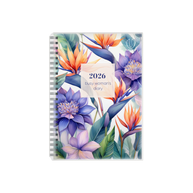 Upward - Busy Woman's Diary 4404, 12 Month 2026 Calendar Year Planner, Week to View Diary, A5 Wiro Bound