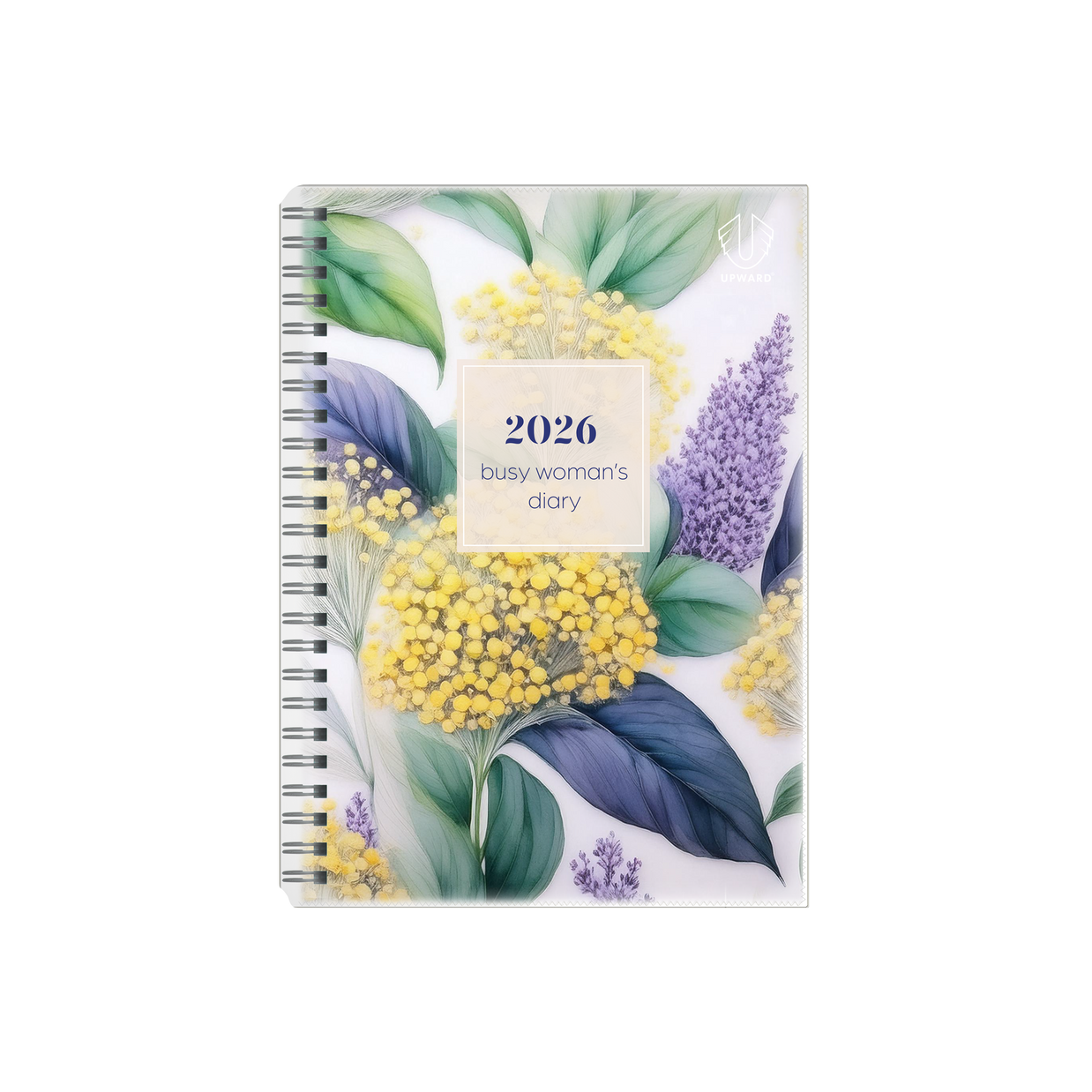 Upward - Busy Woman's Diary 4404, 12 Month 2026 Calendar Year Planner, Week to View Diary, A5 Wiro Bound