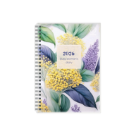 Upward - Busy Woman's Diary 4404, 12 Month 2026 Calendar Year Planner, Week to View Diary, A5 Wiro Bound