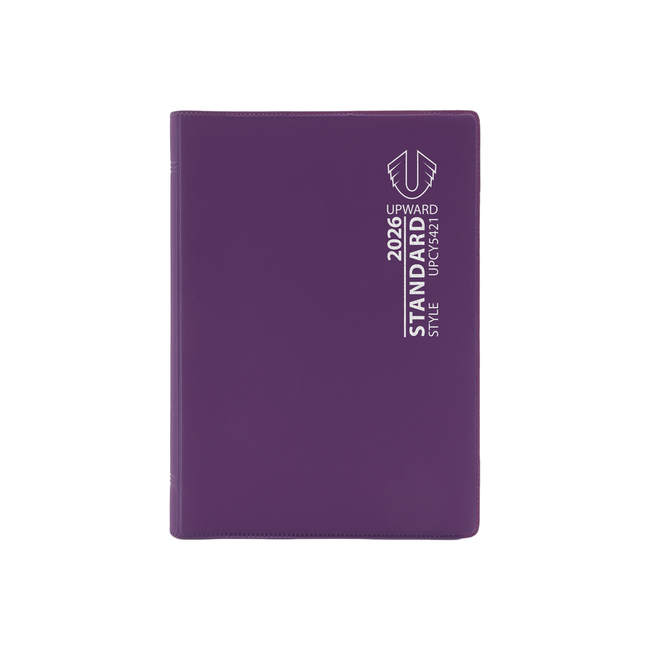 Upward - Superior 5421, 12 Month 2026 Calendar Year Planner, Week to View, A7 Hard Cover