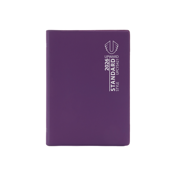 Upward - Superior 5421, 12 Month 2026 Calendar Year Planner, Week to View, A7 Hard Cover