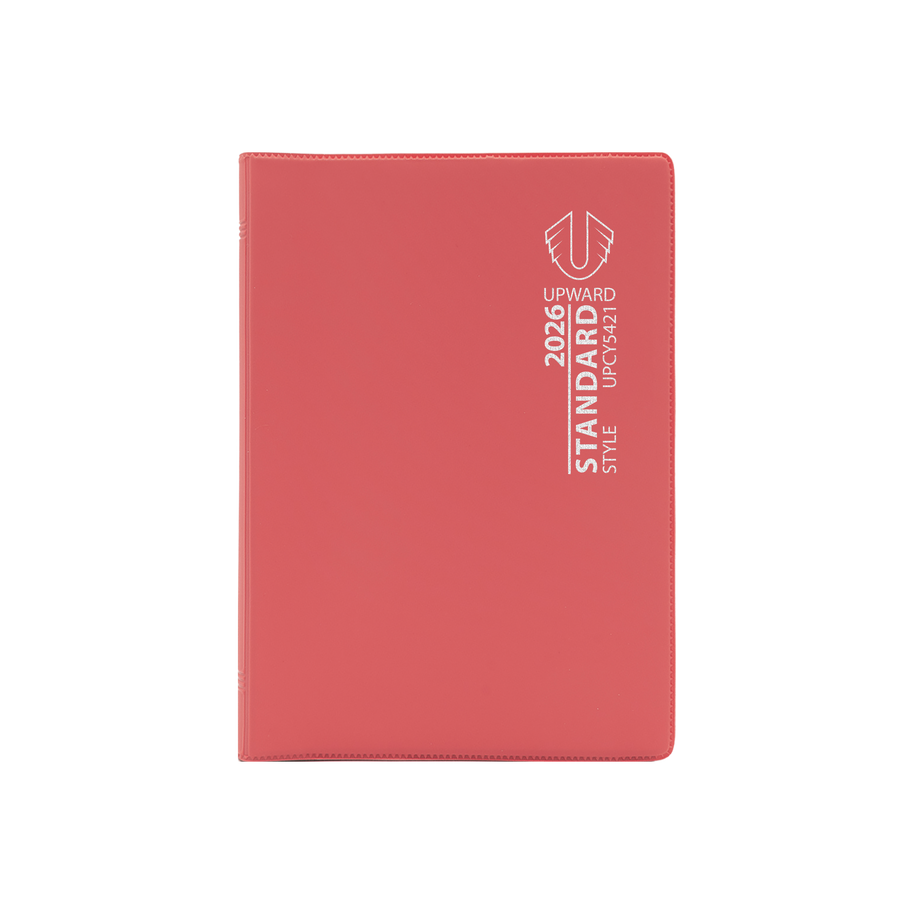 Upward - Superior 5421, 12 Month 2026 Calendar Year Planner, Week to View, A7 Hard Cover