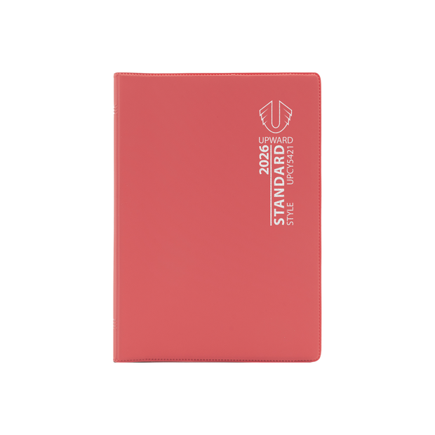 Upward - Superior 5421, 12 Month 2026 Calendar Year Planner, Week to View, A7 Hard Cover