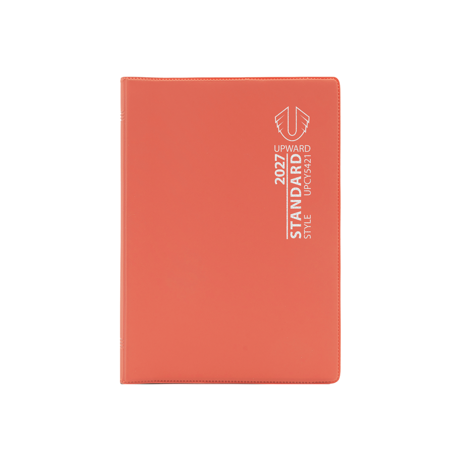 2027 Calendar Year Diary/Planner - 12 Month A7 Week to View Diary - Case Bound - Upward Standard Range
