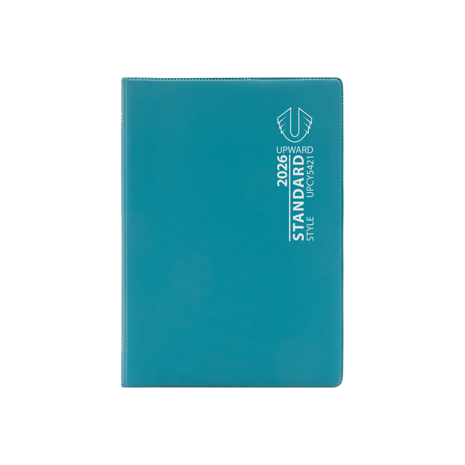 Upward - Superior 5421, 12 Month 2026 Calendar Year Planner, Week to View, A7 Hard Cover