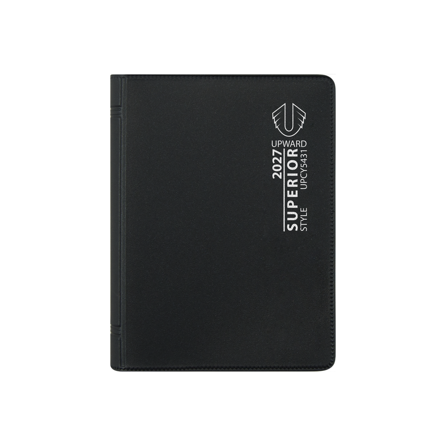 2027 Calendar Year Diary/Planner - 12 Month A7 Week to View Diary - Wiro Bound - Upward Superior Range