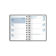 2027 Calendar Year Diary/Planner - 12 Month A7 Week to View Diary - Wiro Bound - Upward Superior Range