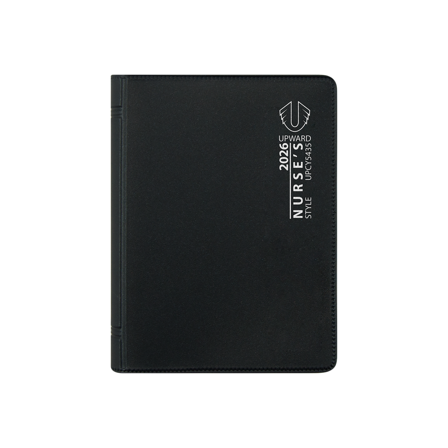 Upward - Nurse's Diary 5435, 12 Month 2026 Calendar Year Planner, Week to View Diary, A7 Wiro Bound