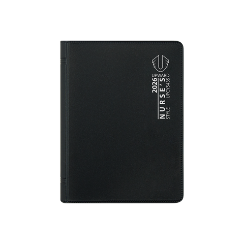 Upward - Nurse's Diary 5435, 12 Month 2026 Calendar Year Planner, Week to View Diary, A7 Wiro Bound