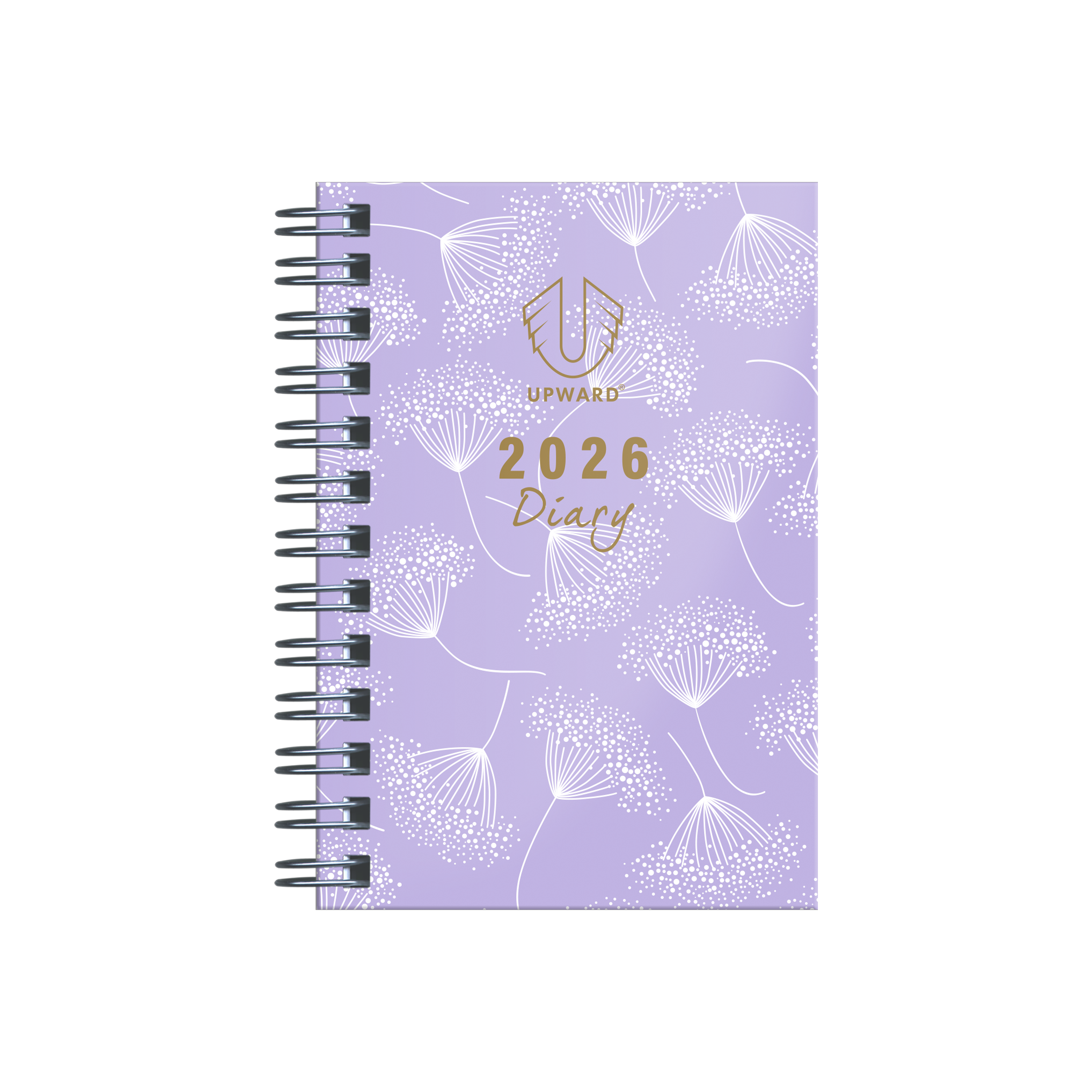 Upward - Fashion 5436, 12 Month 2026 Calendar Year Planner, Week to View Diary, A7 Wiro Bound