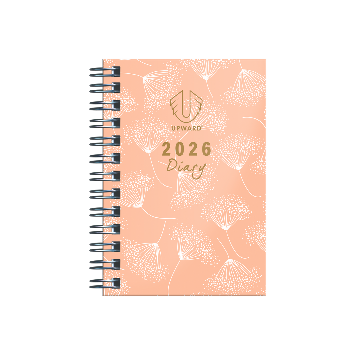 Upward - Fashion 5436, 12 Month 2026 Calendar Year Planner, Week to View Diary, A7 Wiro Bound