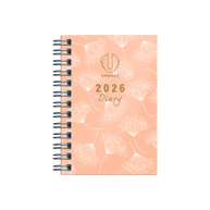 Upward - Fashion 5436, 12 Month 2026 Calendar Year Planner, Week to View Diary, A7 Wiro Bound