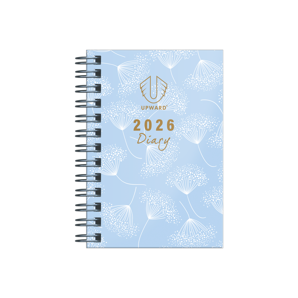 Upward - Fashion 5436, 12 Month 2026 Calendar Year Planner, Week to View Diary, A7 Wiro Bound