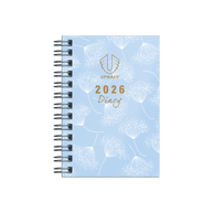 Upward - Fashion 5436, 12 Month 2026 Calendar Year Planner, Week to View Diary, A7 Wiro Bound