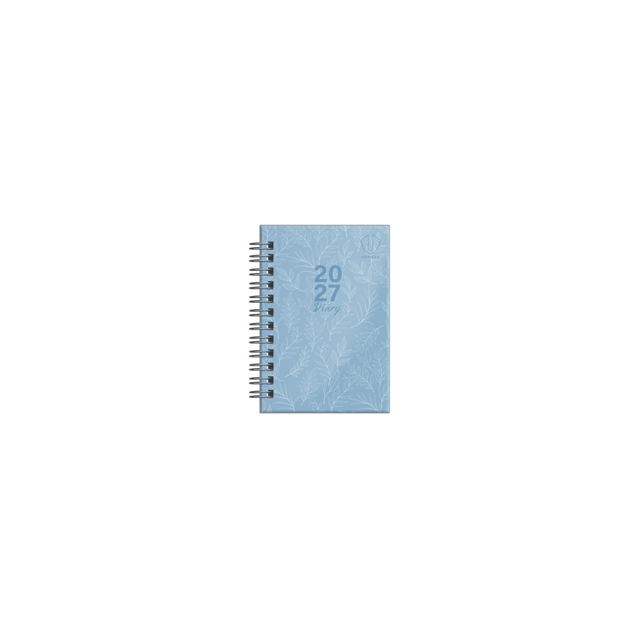 2027 Calendar Year Diary/Planner - 12 Month A7 Week to View Diary - Wiro Bound - Upward Fashion Range