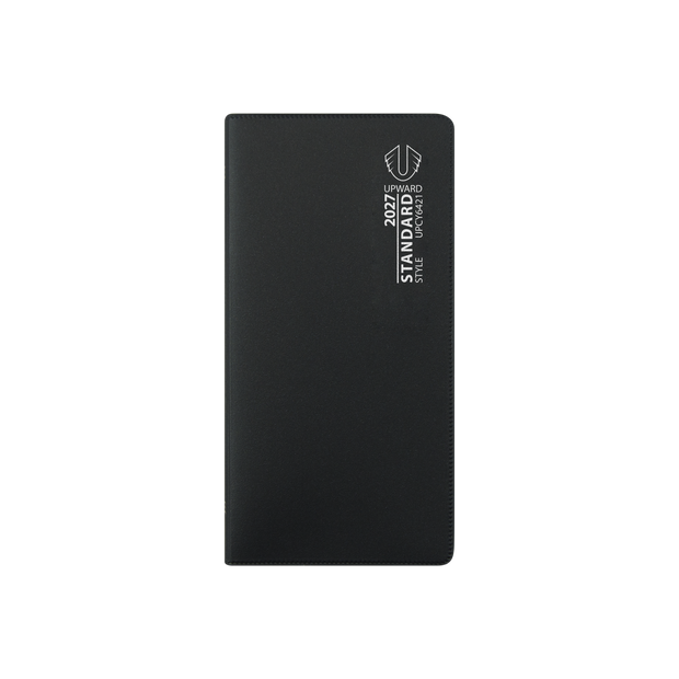 2027 Calendar Year Diary/Planner - 12 Month Pocket Week to View Diary - Case Bound - Upward Standard Range