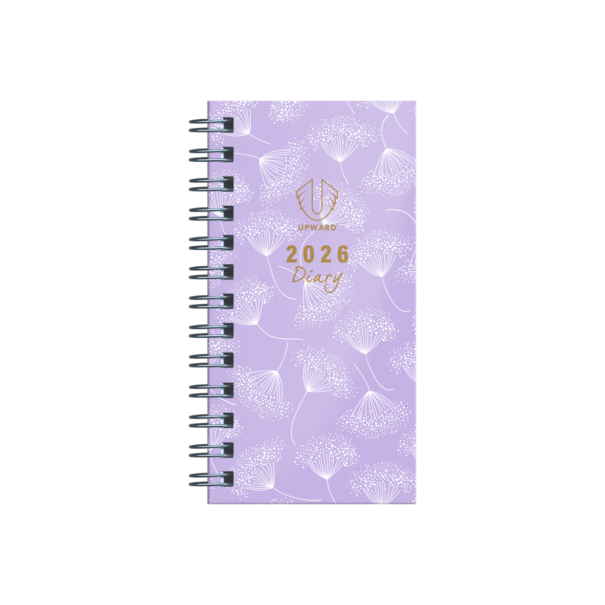 Upward - Fashion 6436, 12 Month 2026 Calendar Year Planner, Week to View Diary, Pocket Wiro Bound