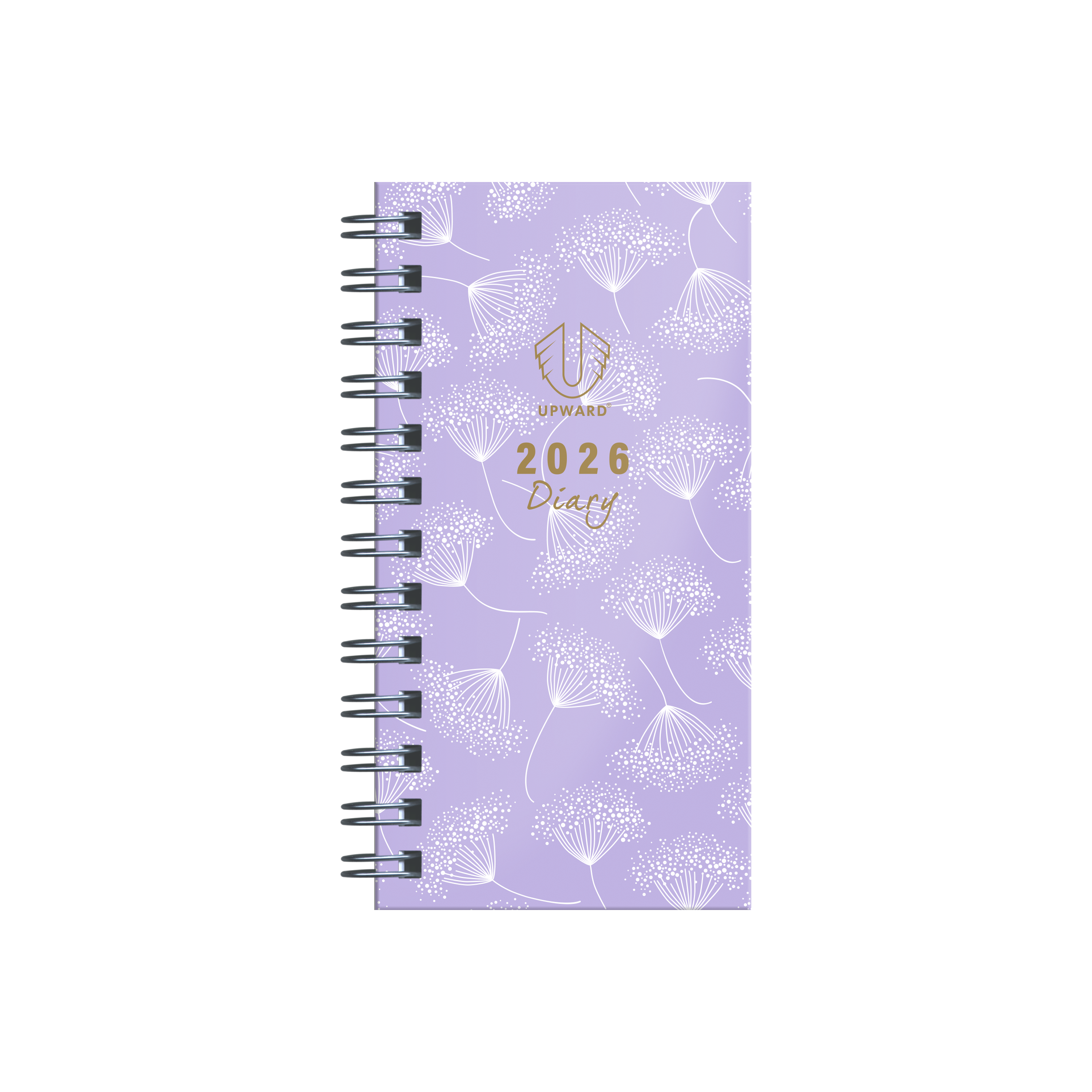 Upward - Fashion 6436, 12 Month 2026 Calendar Year Planner, Week to View Diary, Pocket Wiro Bound