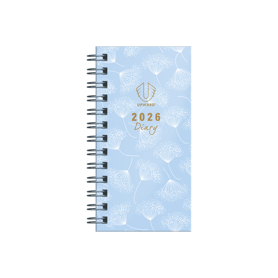 Upward - Fashion 6436, 12 Month 2026 Calendar Year Planner, Week to View Diary, Pocket Wiro Bound