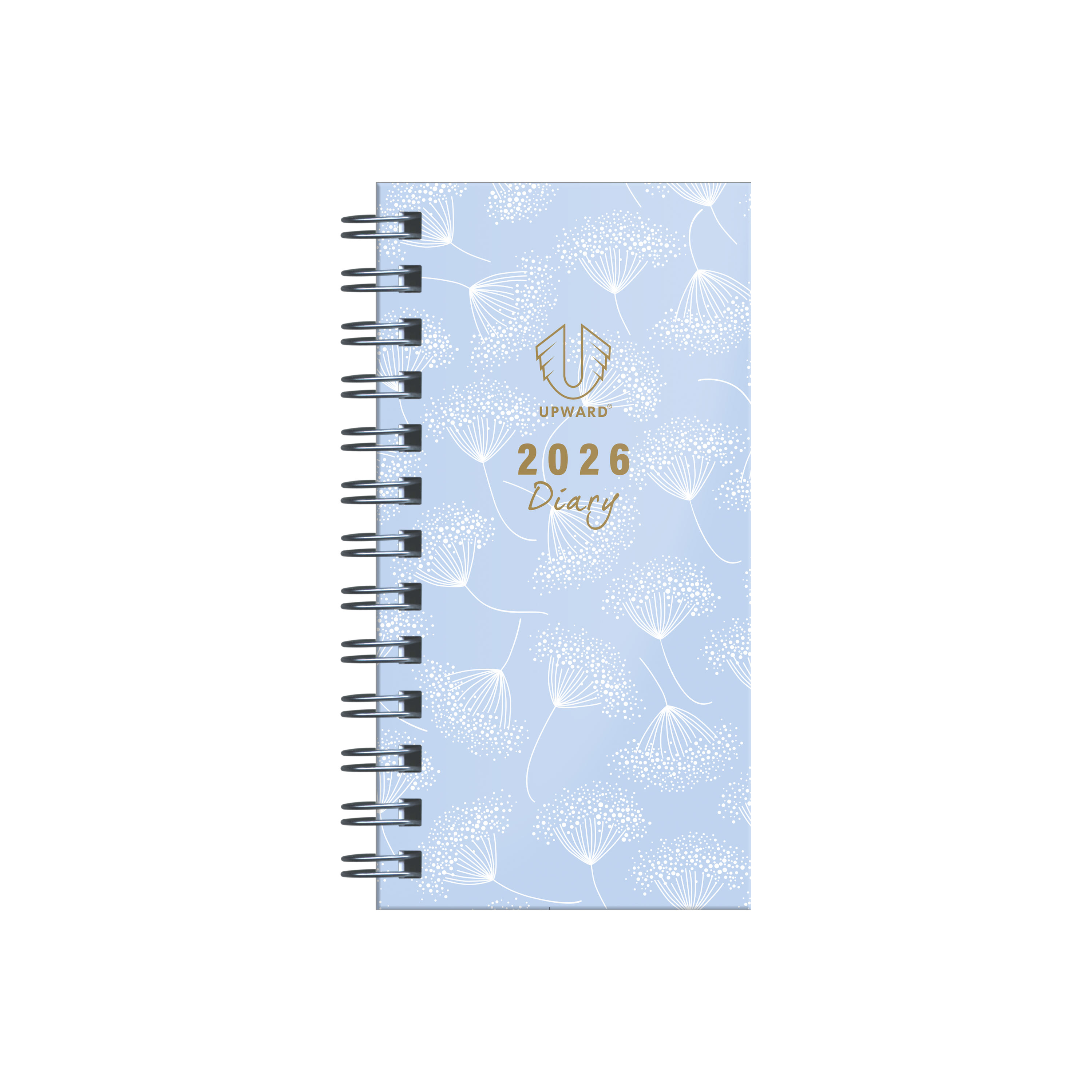 Upward - Fashion 6436, 12 Month 2026 Calendar Year Planner, Week to View Diary, Pocket Wiro Bound